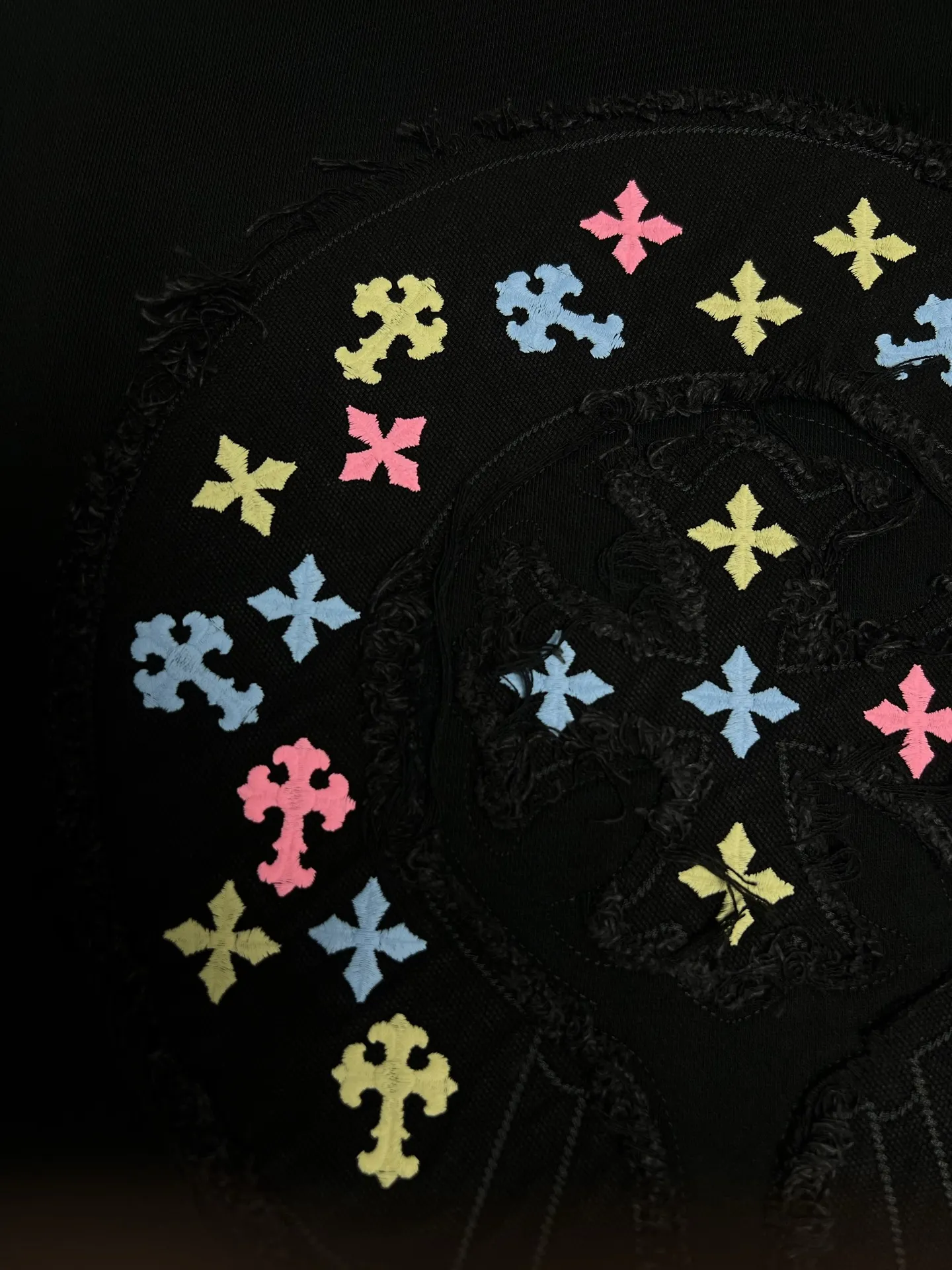 Chrome Hearts Multi-Color Cross Zip-Up Hoodie D23022747 — view 4