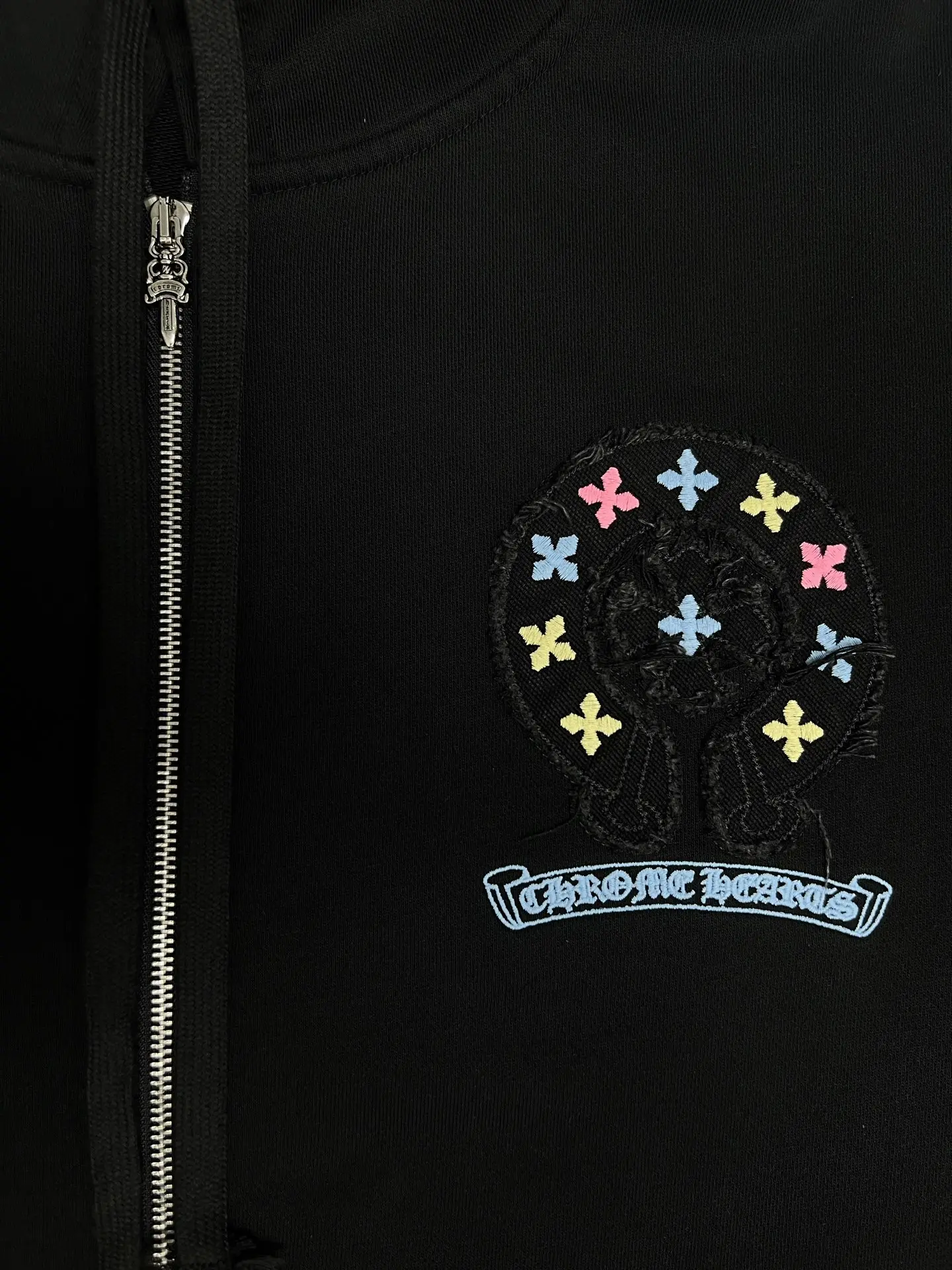 Chrome Hearts Multi-Color Cross Zip-Up Hoodie D23022747 — view 7