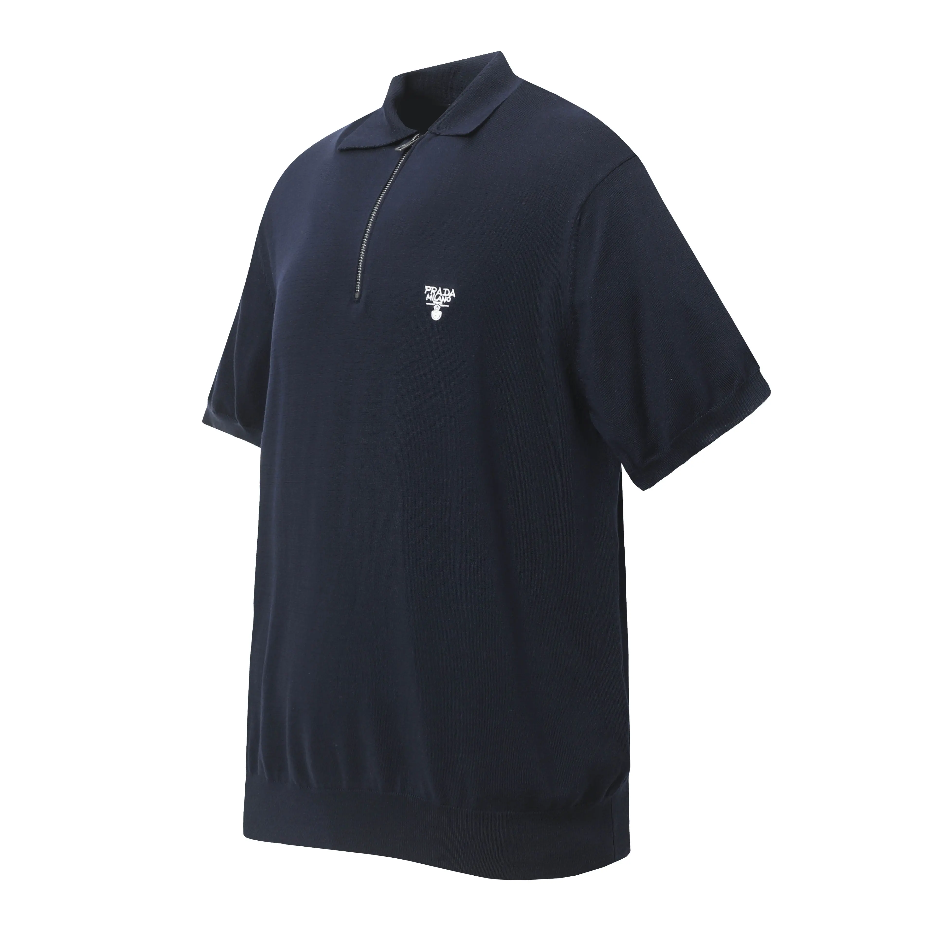 Logo-Embroidered Cashmere-Blend Knit Polo Shirt D10014126