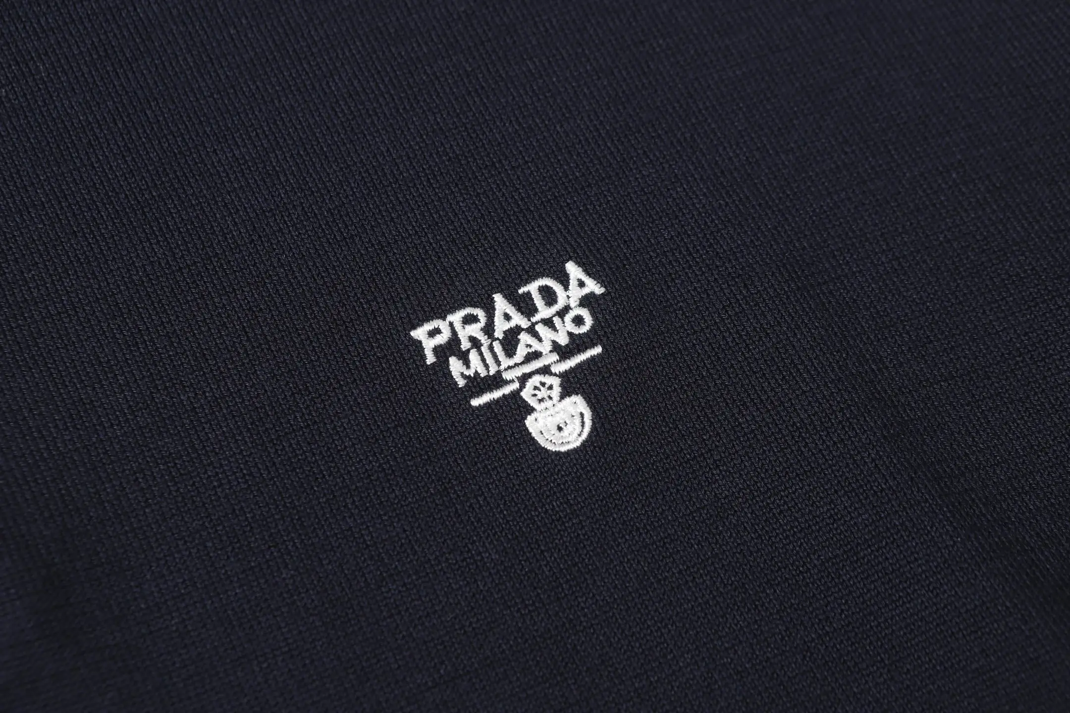 Logo-Embroidered Cashmere-Blend Knit Polo Shirt D10014126 — view 4