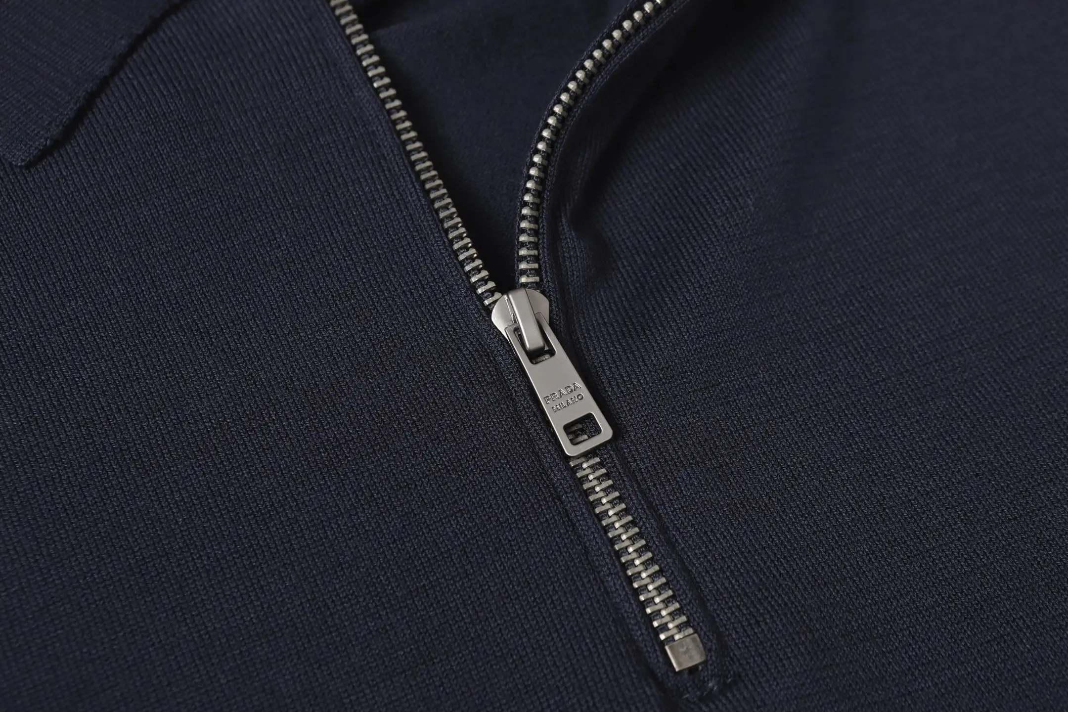 Logo-Embroidered Cashmere-Blend Knit Polo Shirt D10014126 — view 5