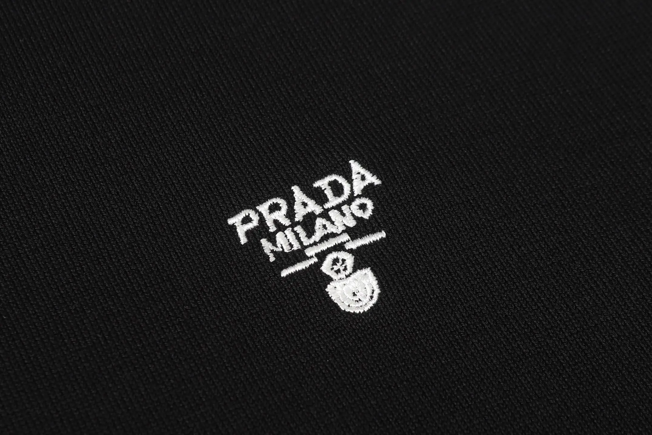 Logo-Embroidered Cashmere-Blend Knit Polo Shirt D10014127 — view 4