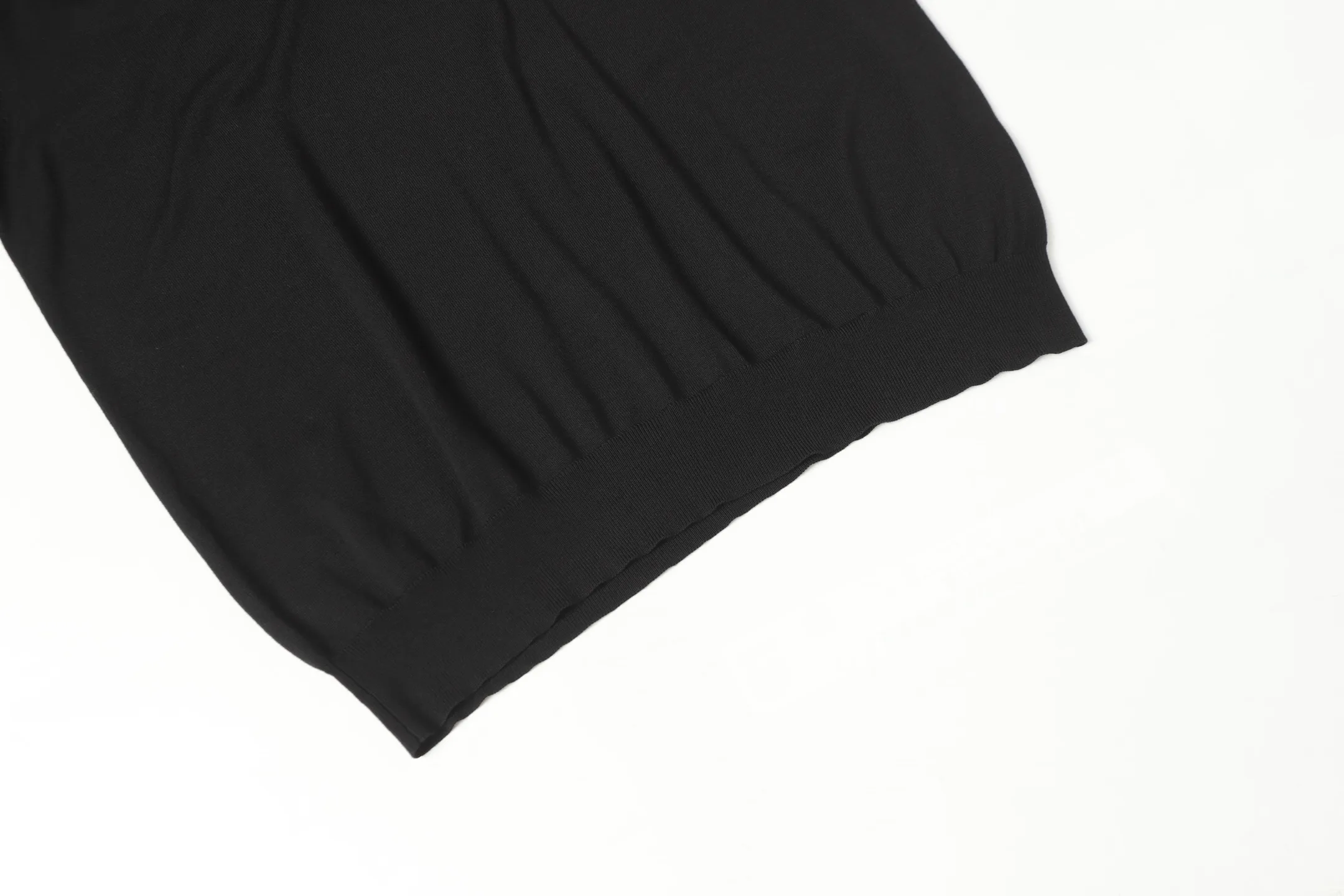 Logo-Embroidered Cashmere-Blend Knit Polo Shirt D10014127 — view 7