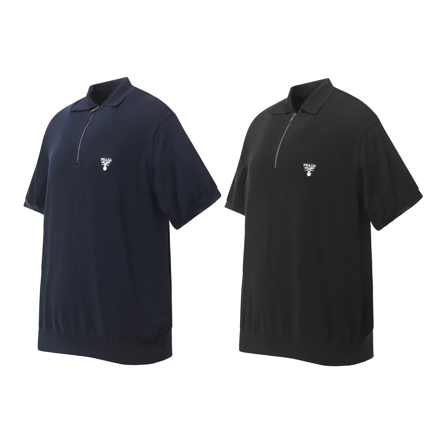 Logo-Embroidered Cashmere-Blend Knit Polo Shirt D10014128