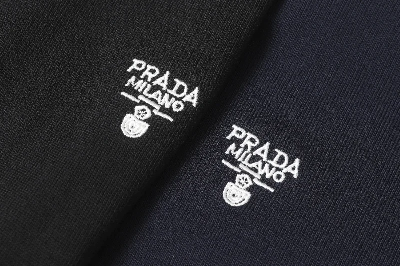 Logo-Embroidered Cashmere-Blend Knit Polo Shirt D10014128 — view 6