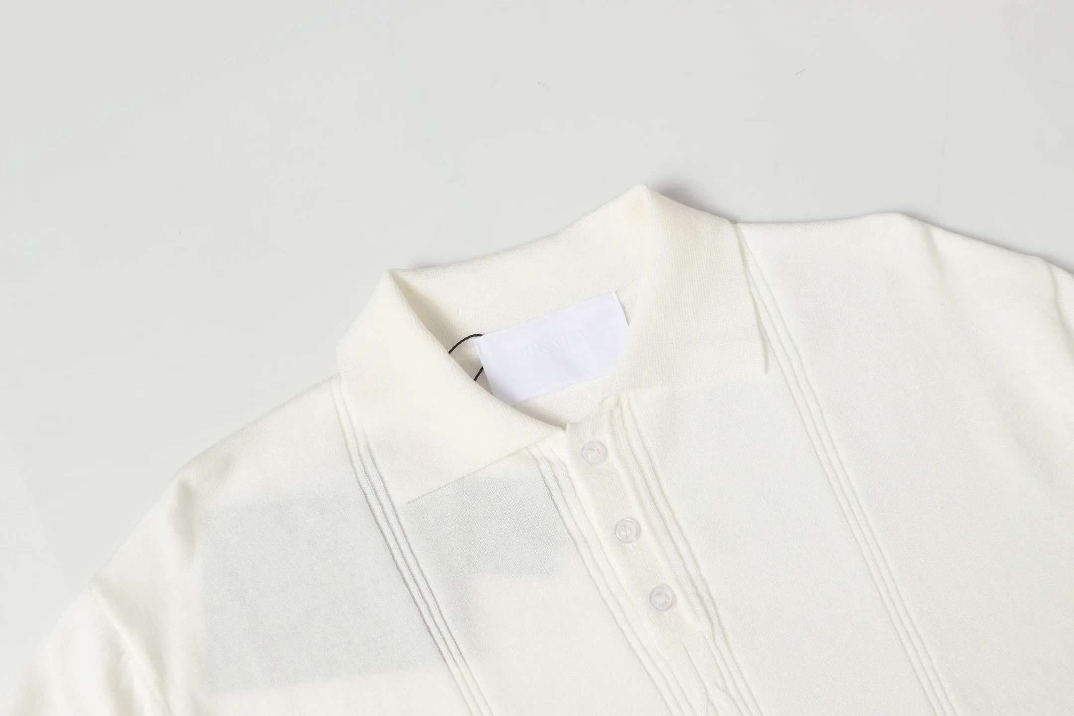 Cashmere-Blend Knit Polo Shirt D10014124 — view 3