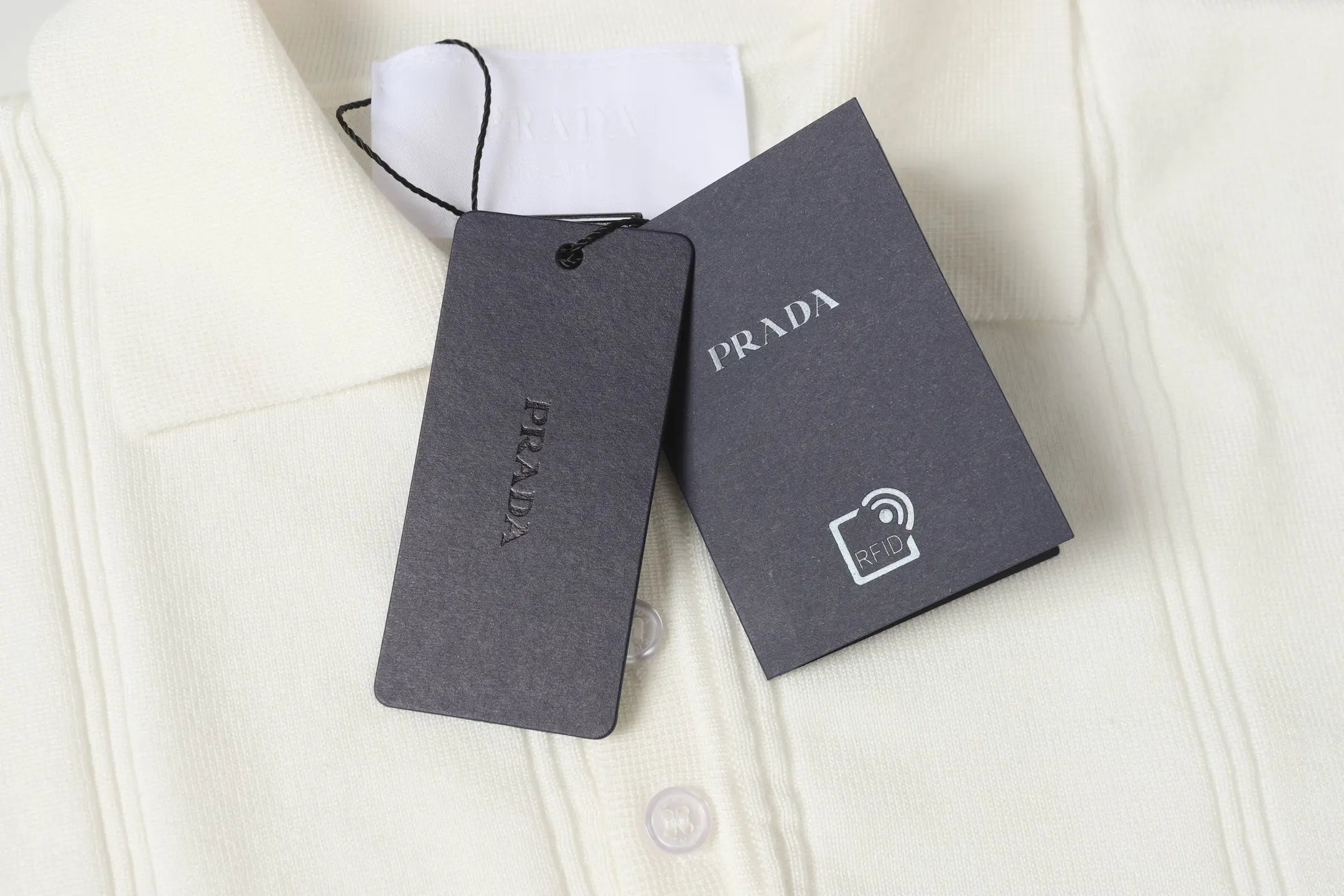 Cashmere-Blend Knit Polo Shirt D10014124 — view 4
