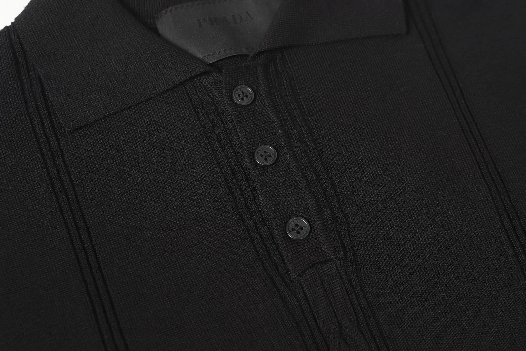 Cashmere-Blend Knit Polo Shirt D10014123 — view 3
