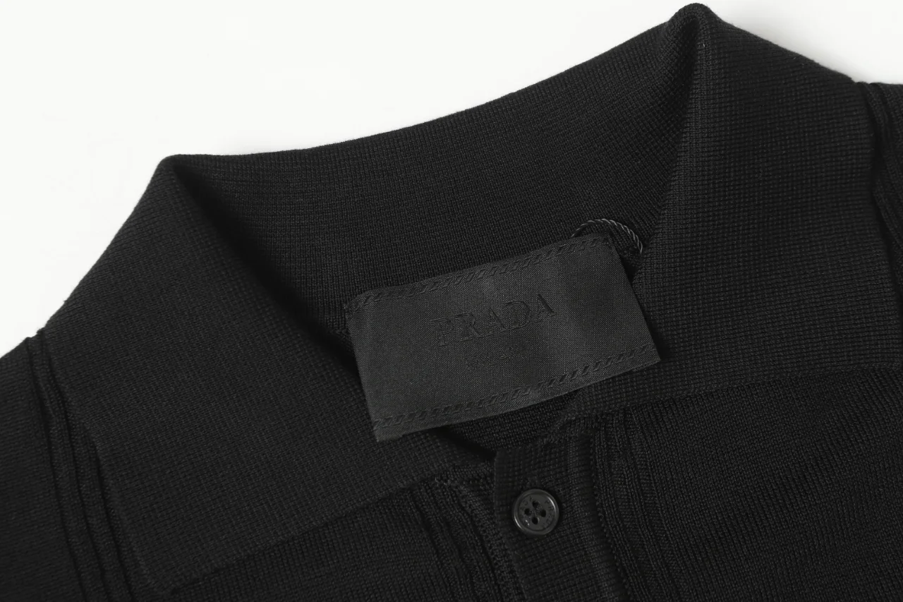 Cashmere-Blend Knit Polo Shirt D10014123 — view 4