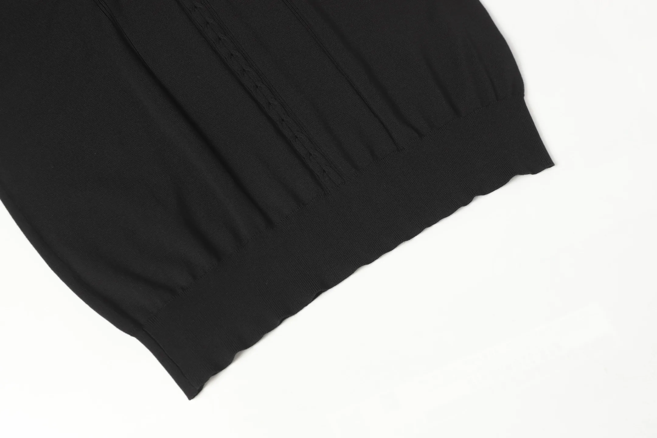 Cashmere-Blend Knit Polo Shirt D10014123 — view 8