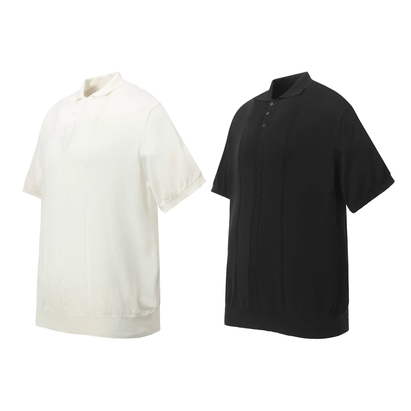 Cashmere-Blend Knit Polo Shirt D10014125