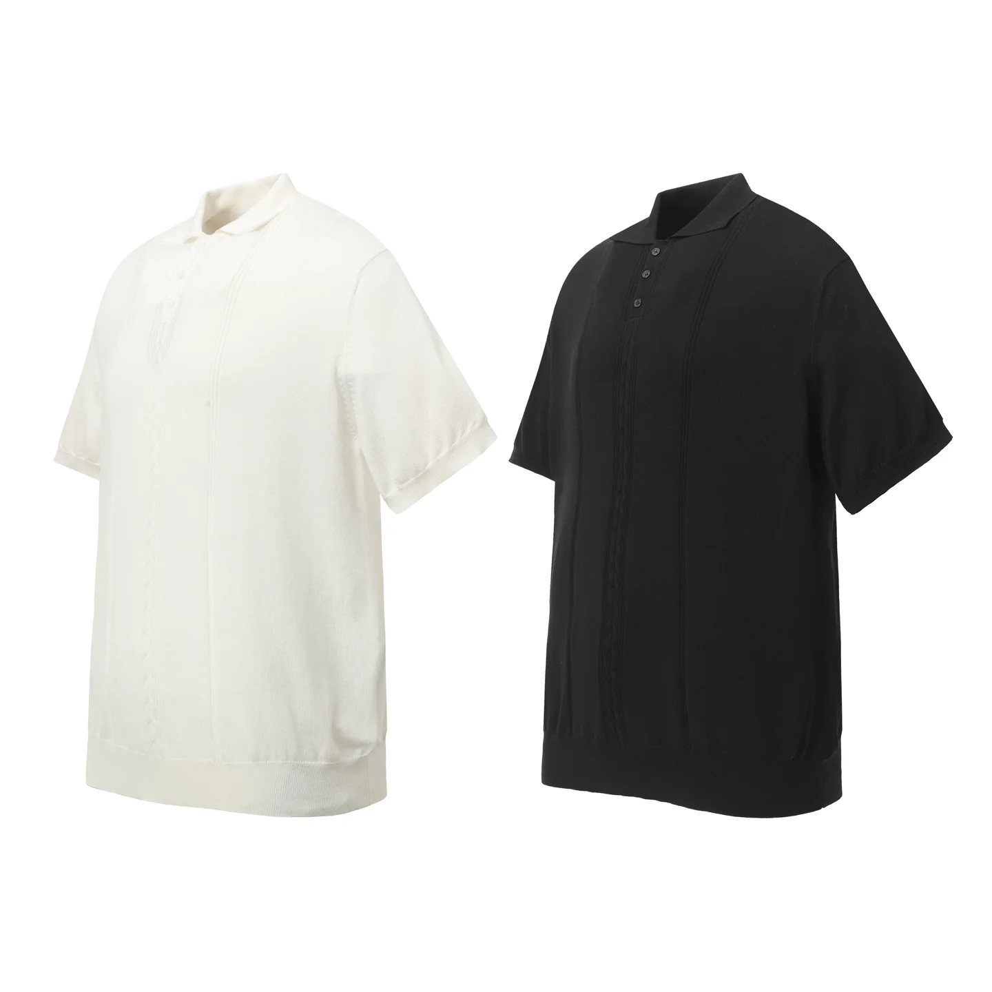 Cashmere-Blend Knit Polo Shirt D10014125