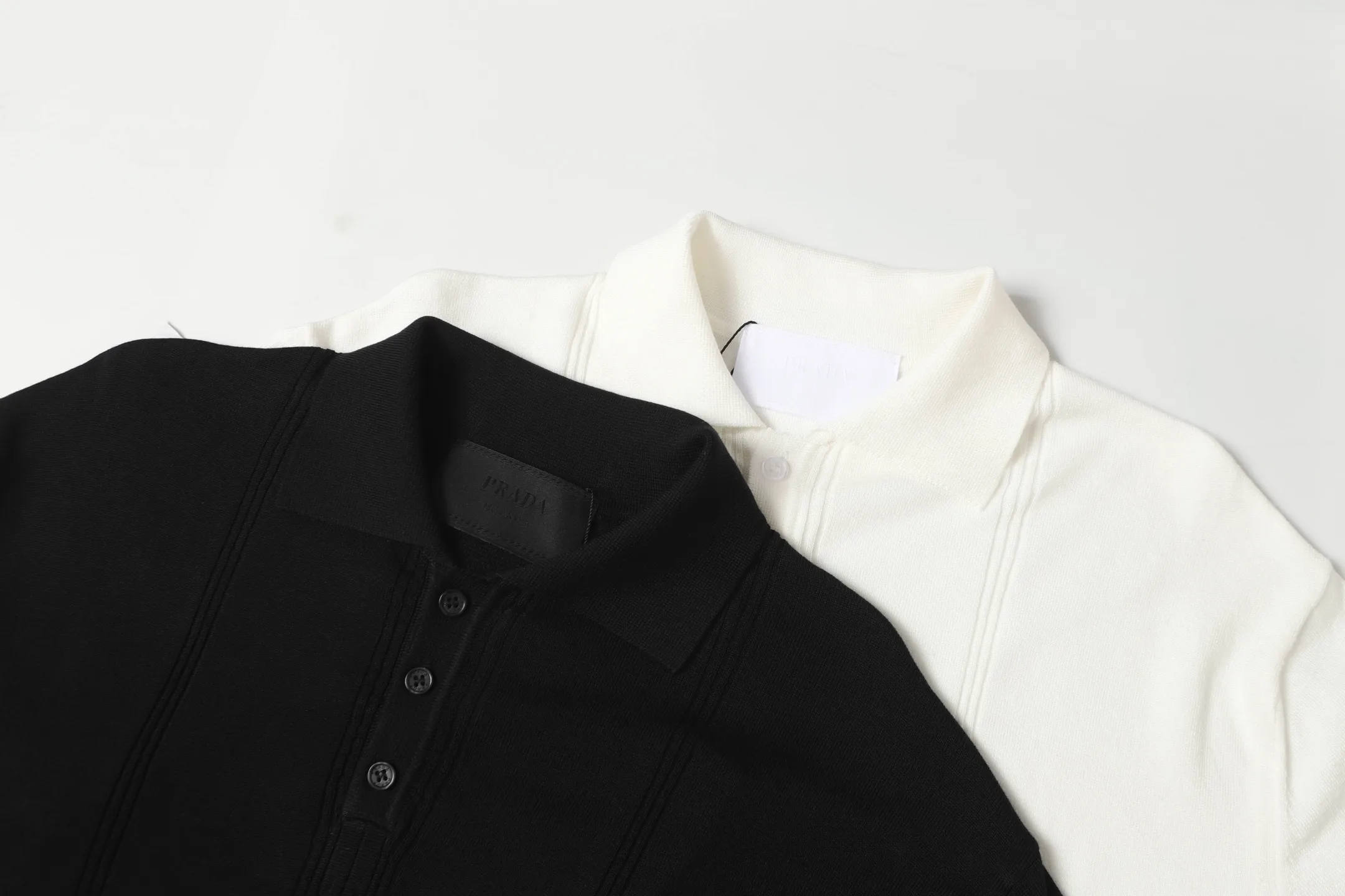 Cashmere-Blend Knit Polo Shirt D10014125 — view 6
