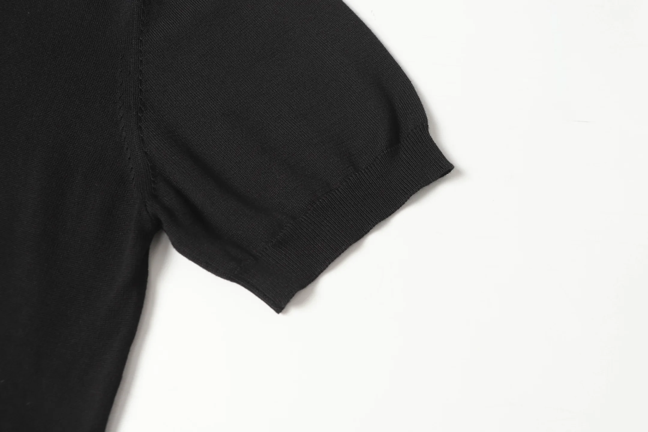 Cashmere-Blend Knit Polo Shirt D10014125 — view 7
