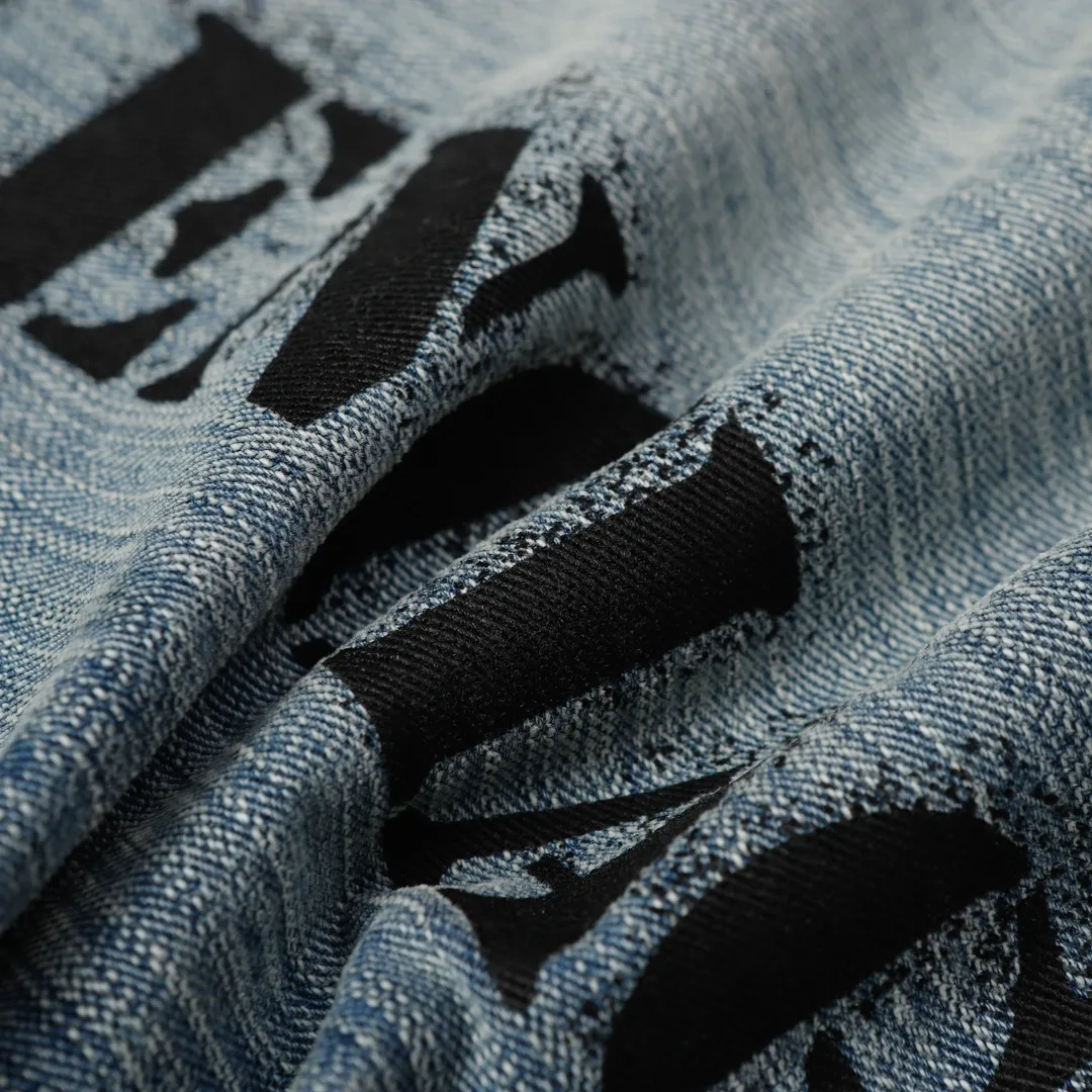 Logo-Print Wide-Leg Hybrid Jeans D23021849 — view 5