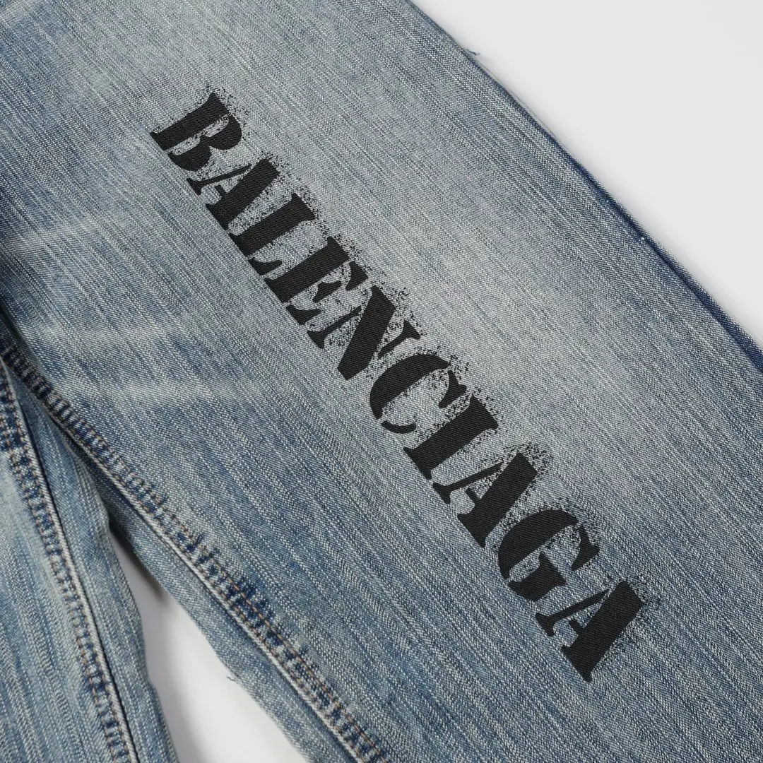 Logo-Print Wide-Leg Hybrid Jeans D23021849 — view 7
