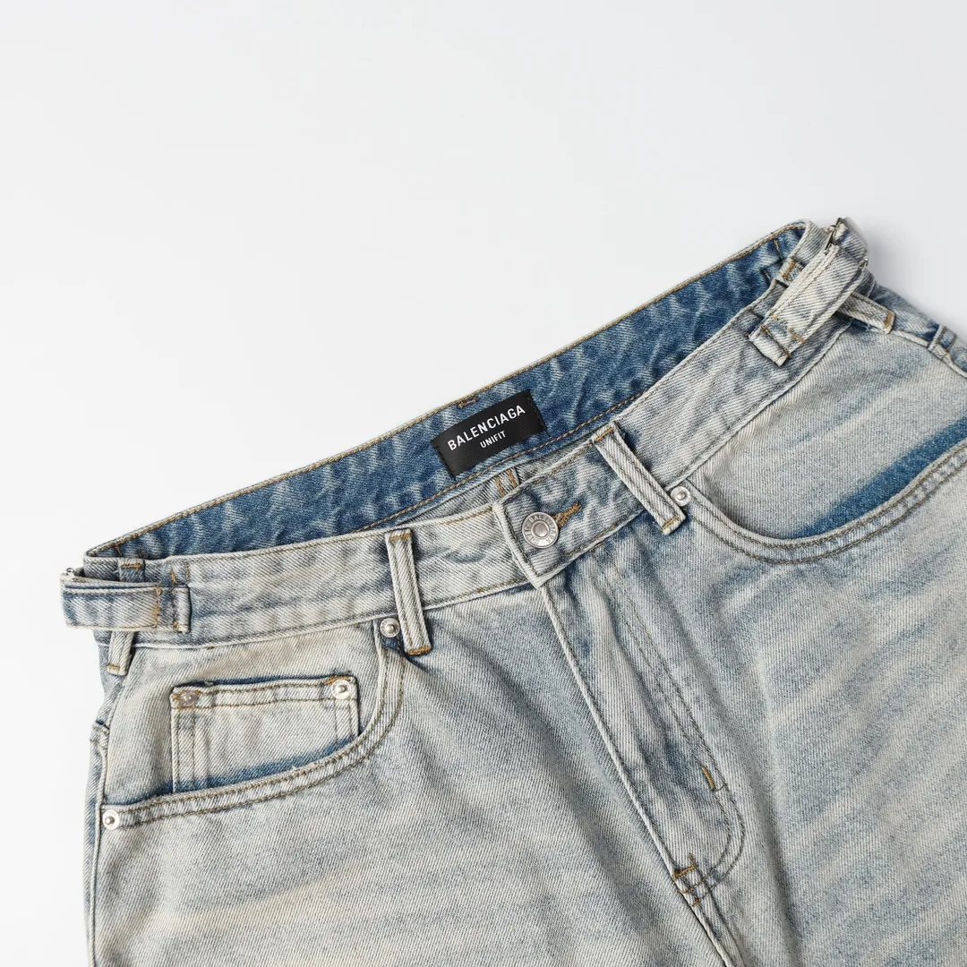 Baggy Washed Denim Shorts D21519929 — view 10