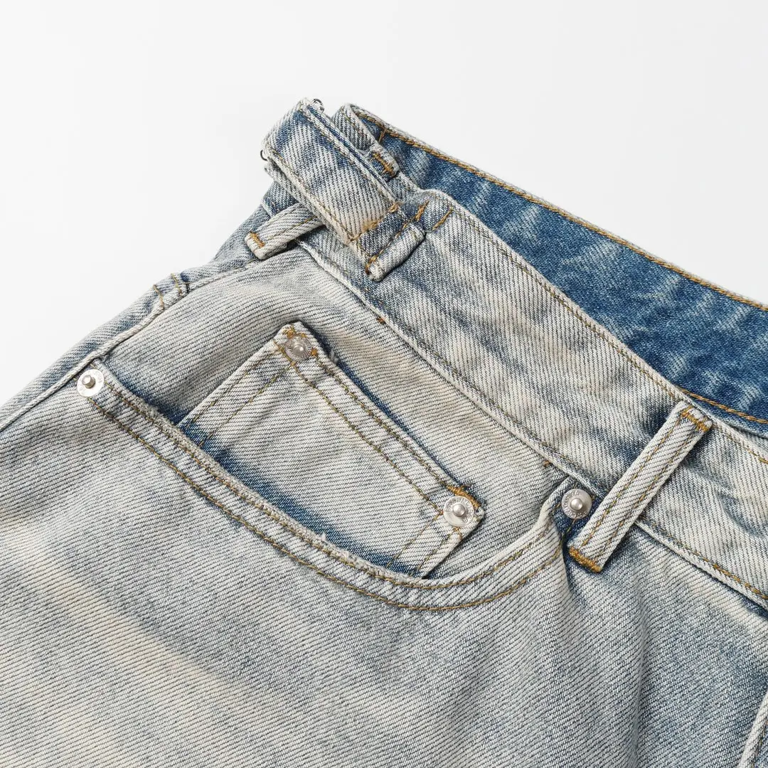 Baggy Washed Denim Shorts D21519929 — view 13