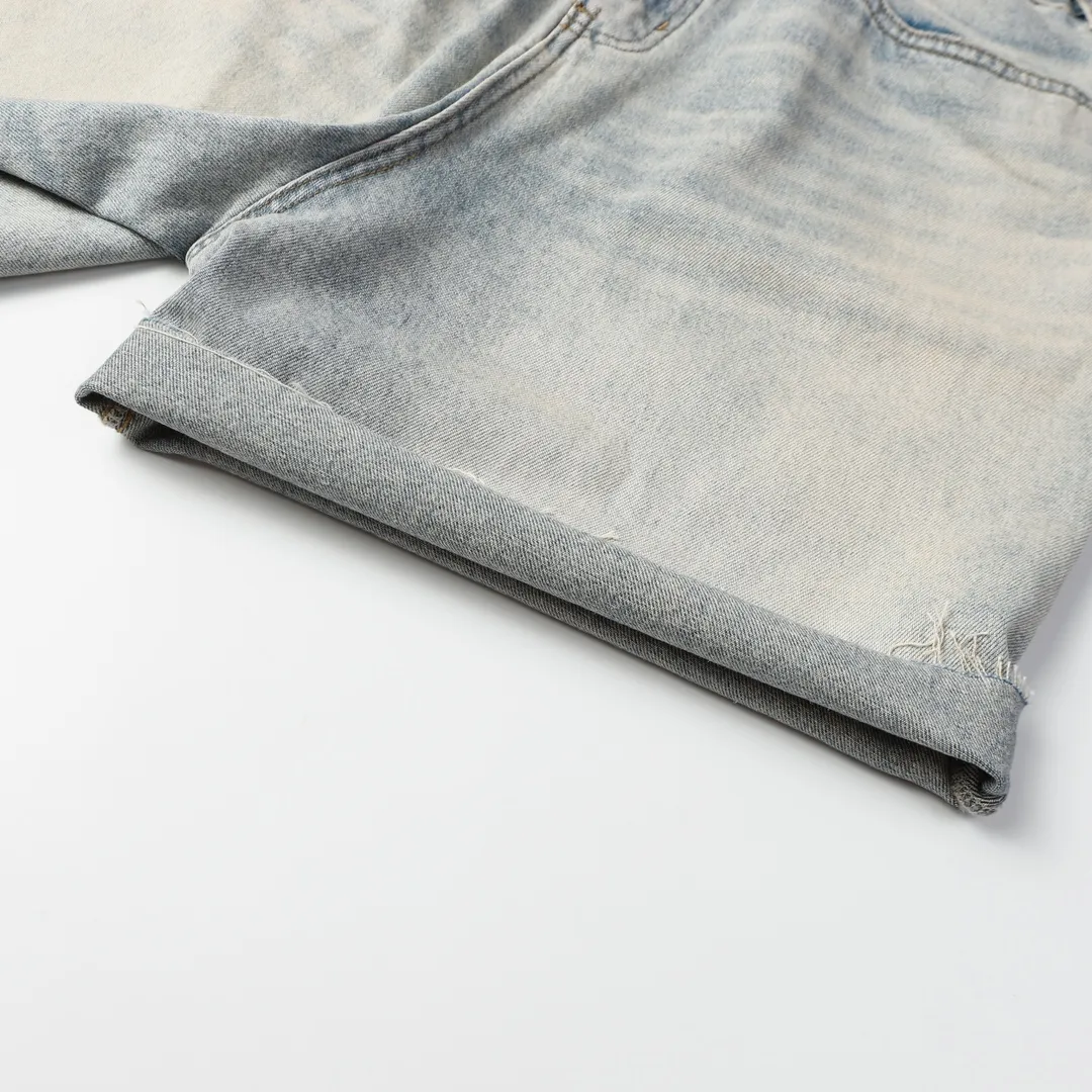 Baggy Washed Denim Shorts D21519929 — view 14