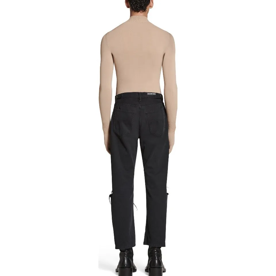 Busted Knee Straight-Leg Jeans D20021846 — view 6