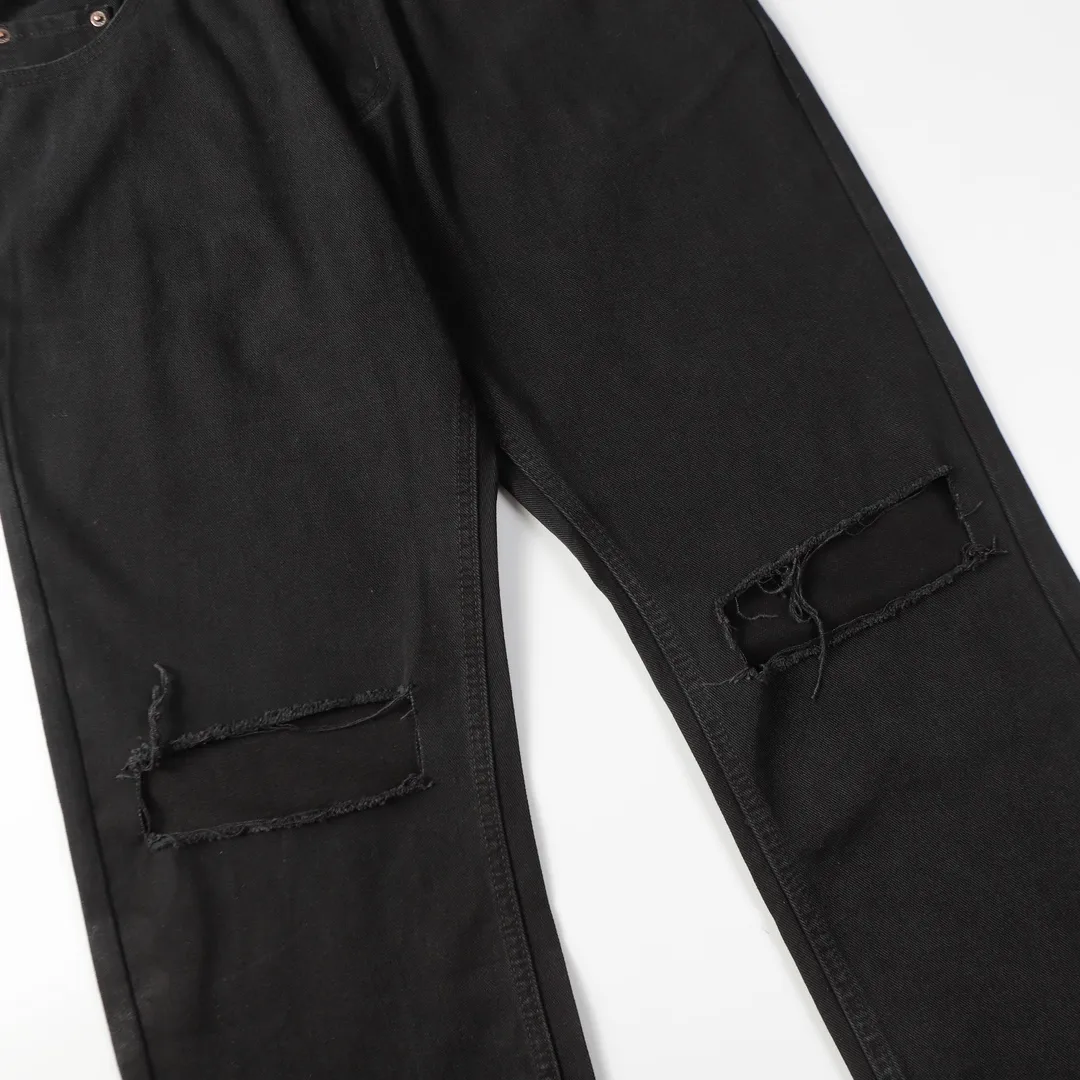Busted Knee Straight-Leg Jeans D20021846 — view 13