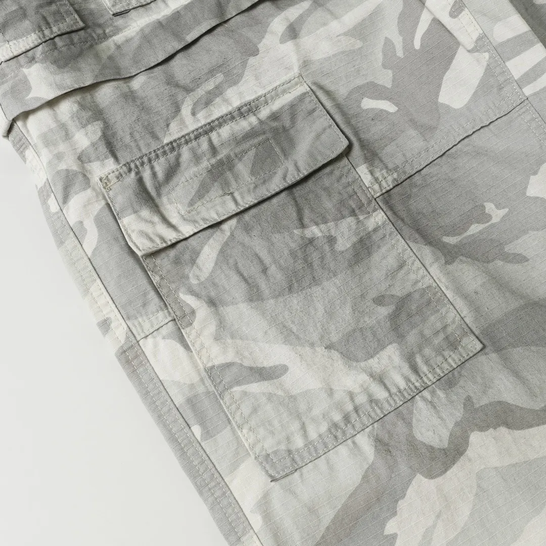 Balenciaga Hand-Painted Camouflage Cargo Trousers D23521845 — view 38