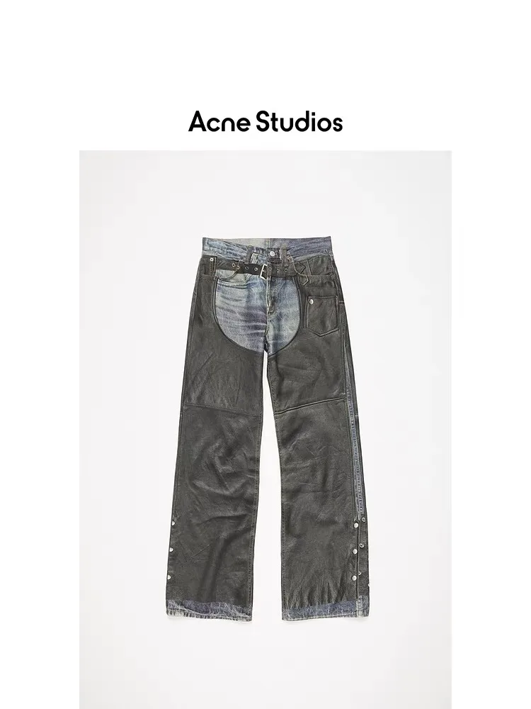 3D Digital Print Wide-Leg Jeans D25019927 — view 8