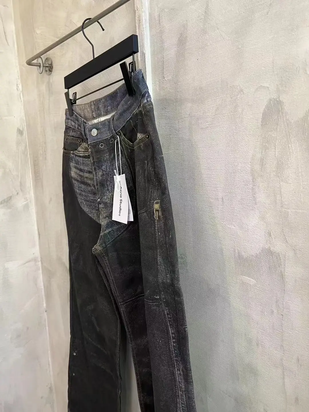 3D Digital Print Wide-Leg Jeans D25019927 — view 19