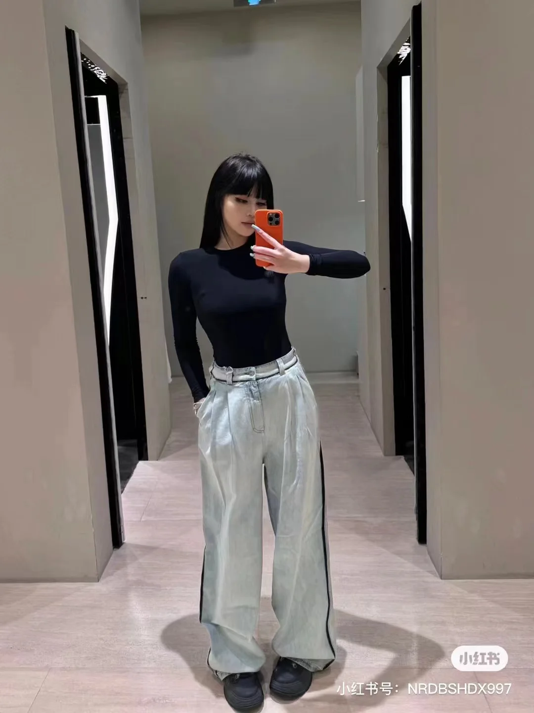 MM6 Maison Margiela Washed Wide-Leg Jeans D24519925