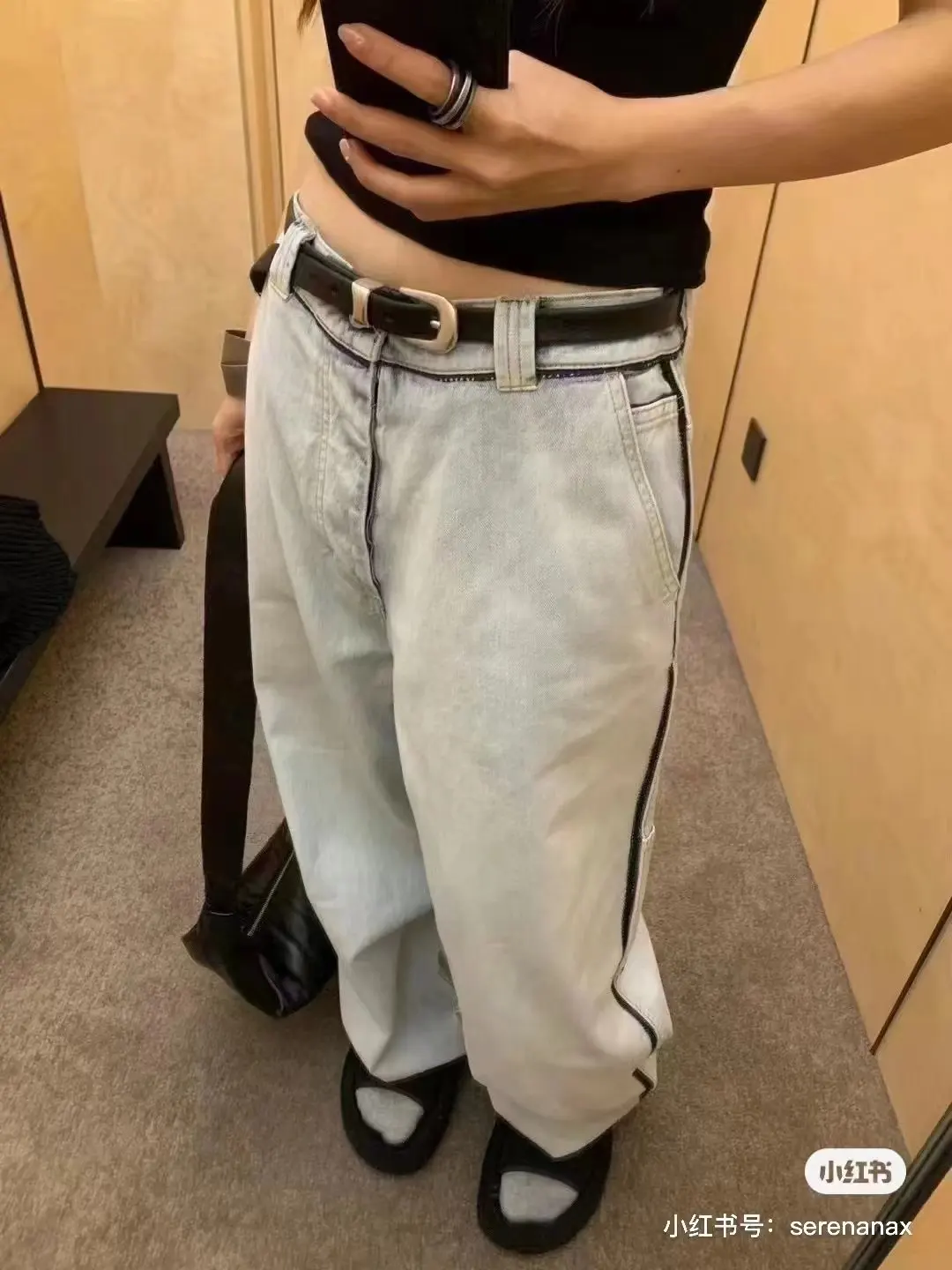 MM6 Maison Margiela Washed Wide-Leg Jeans D24519925 — view 7
