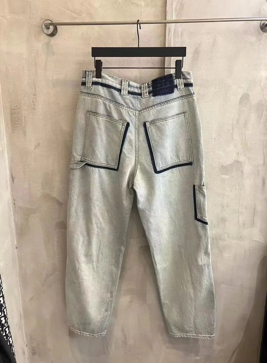 MM6 Maison Margiela Washed Wide-Leg Jeans D24519925 — view 9
