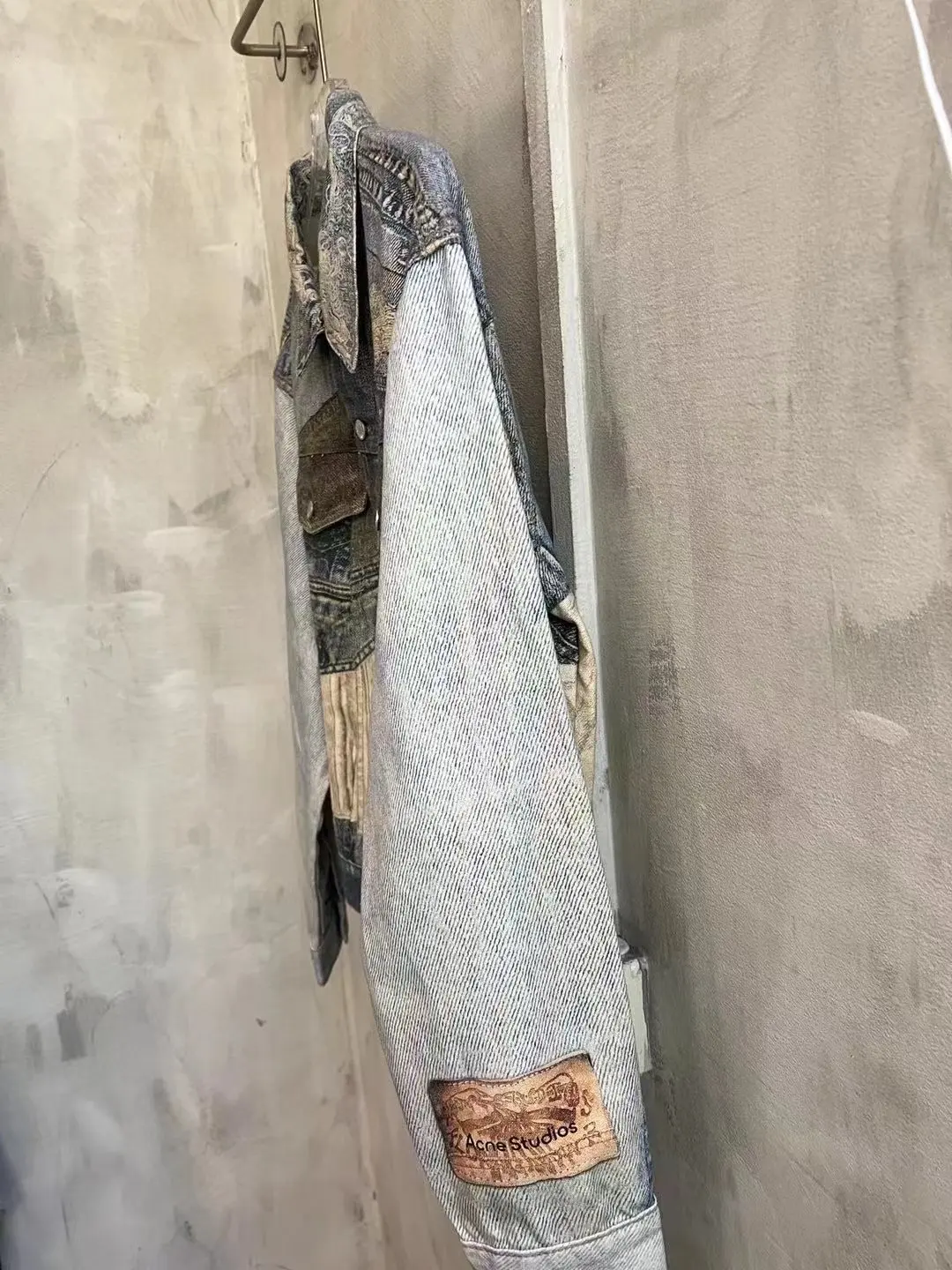 3D Trompe L'oeil Print Denim Jacket D26019923 — view 13