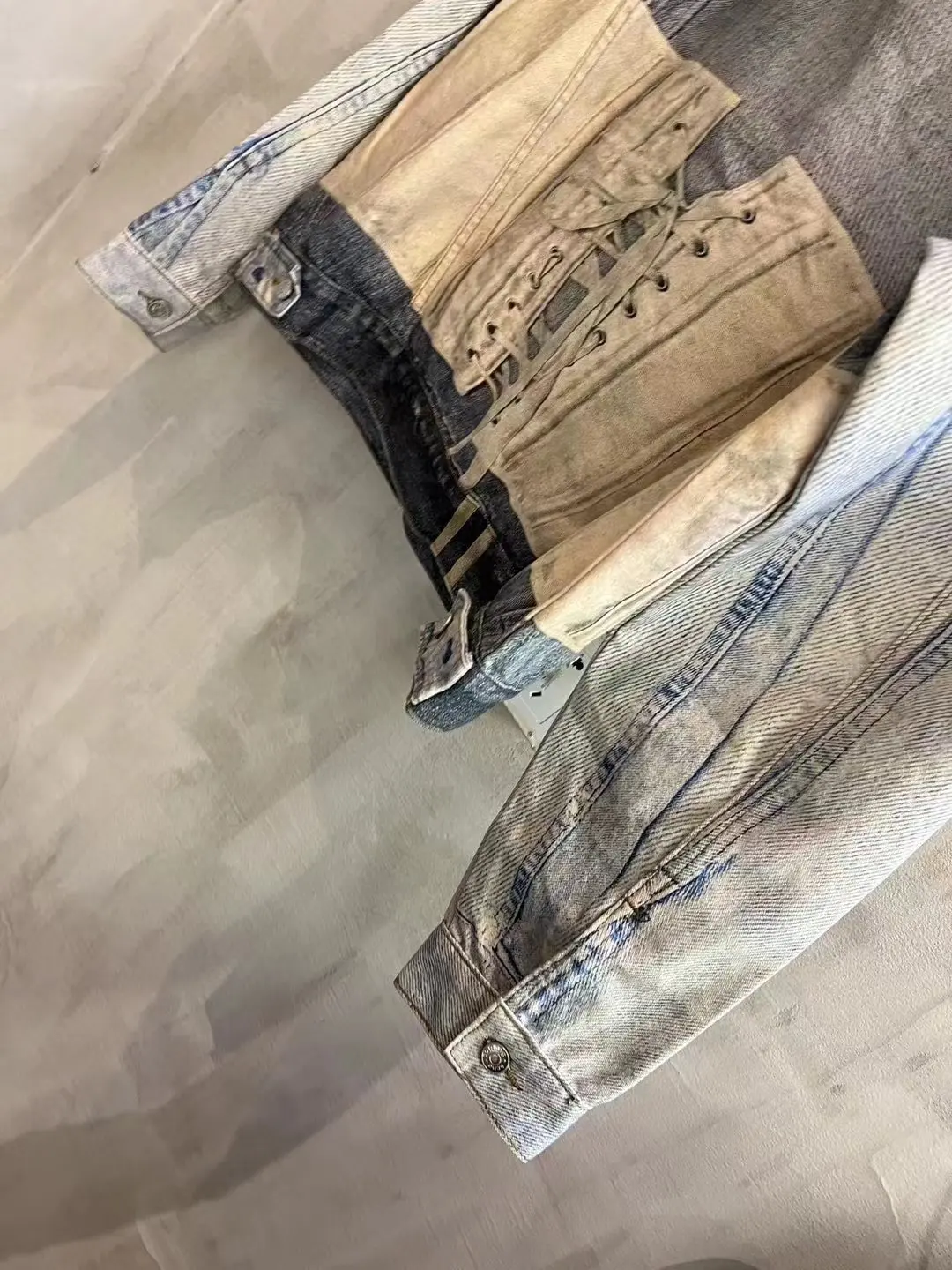 3D Trompe L'oeil Print Denim Jacket D26019923 — view 16