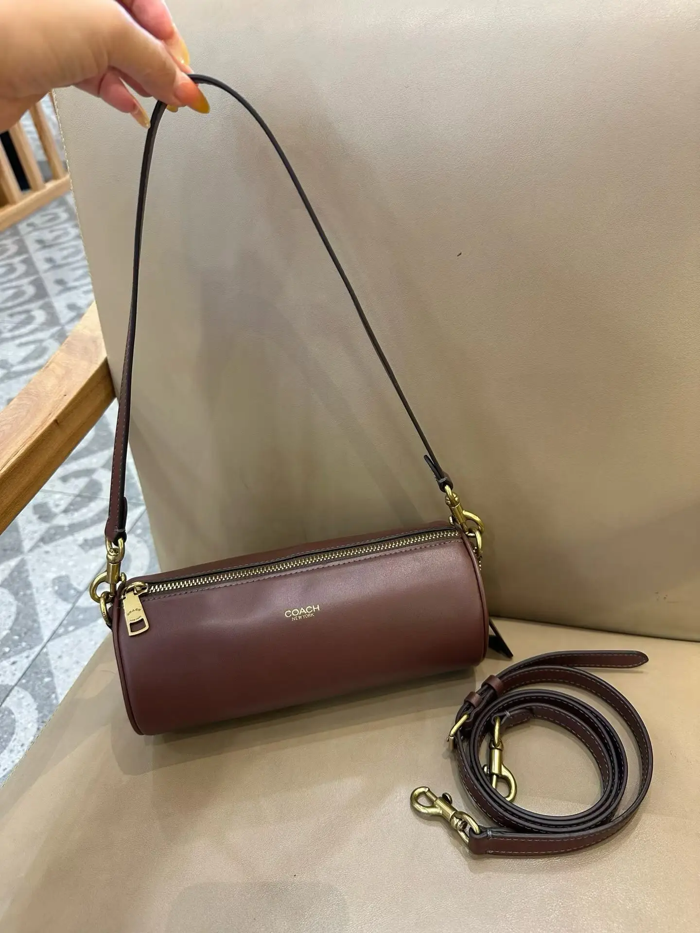 Coach Barrel Monogram Shoulder Bag D33018346 — view 28