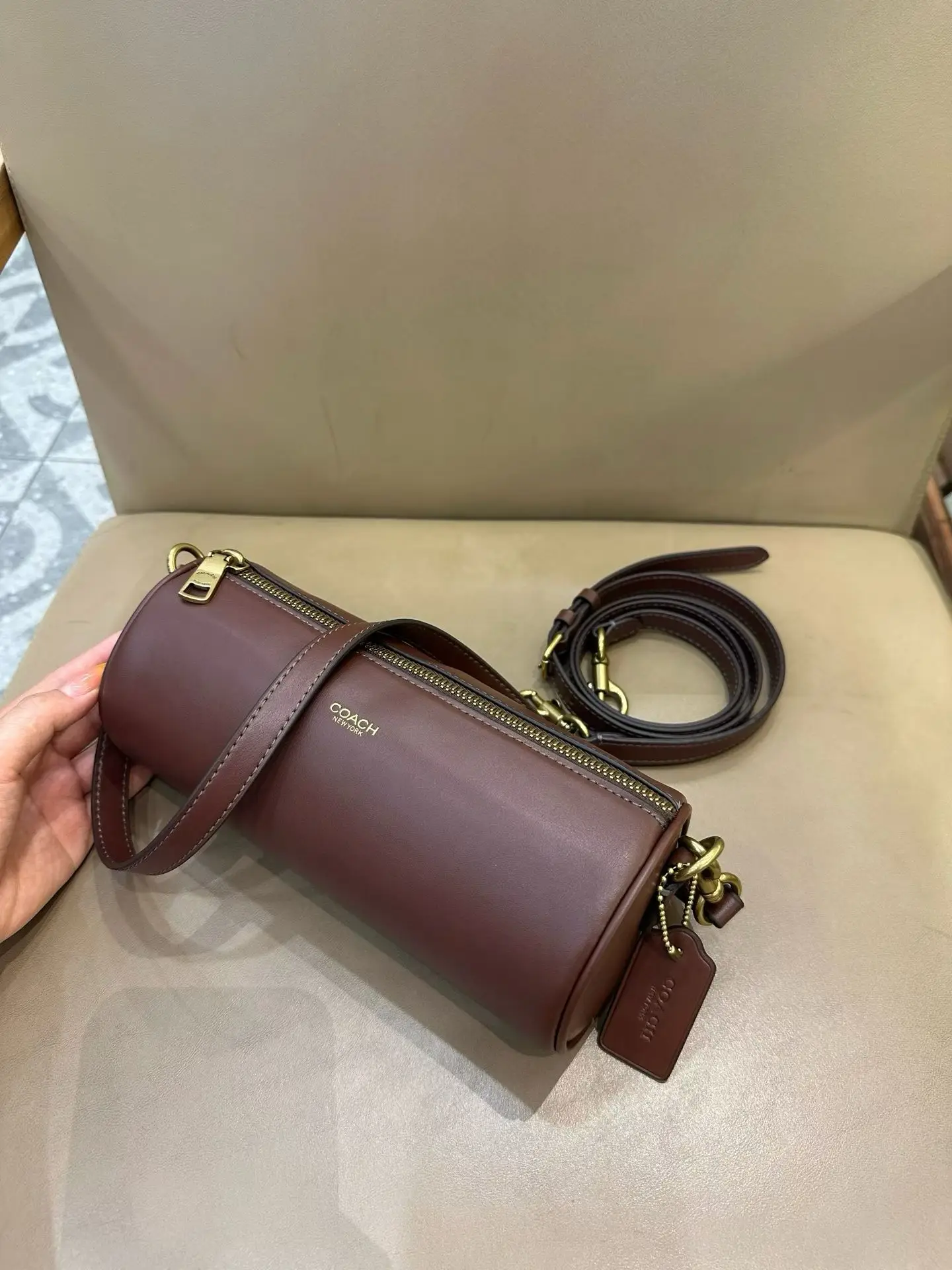 Coach Barrel Monogram Shoulder Bag D33018346 — view 33