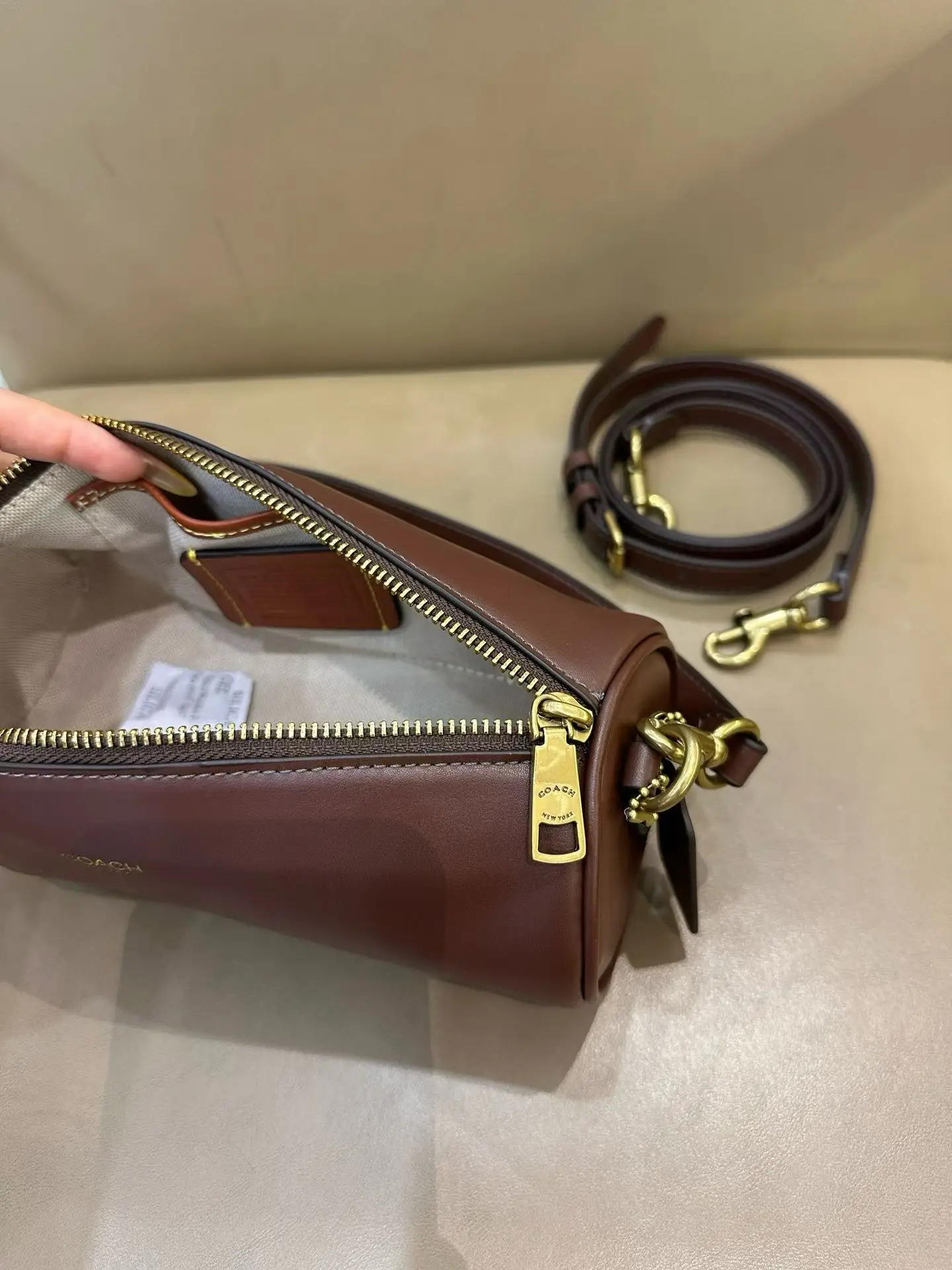 Coach Barrel Monogram Shoulder Bag D33018346 — view 36