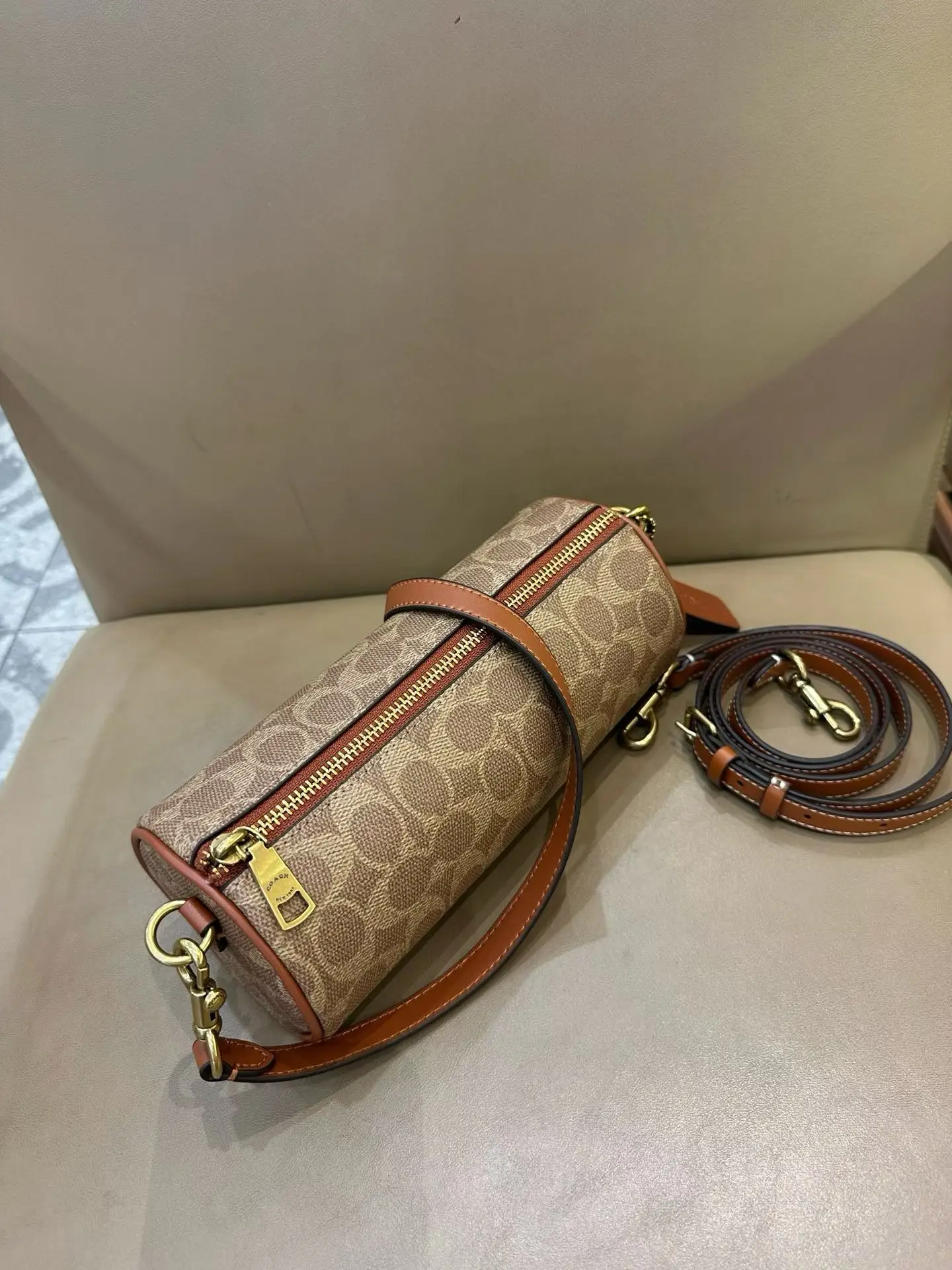 Coach Barrel Monogram Shoulder Bag D33018346 — view 21
