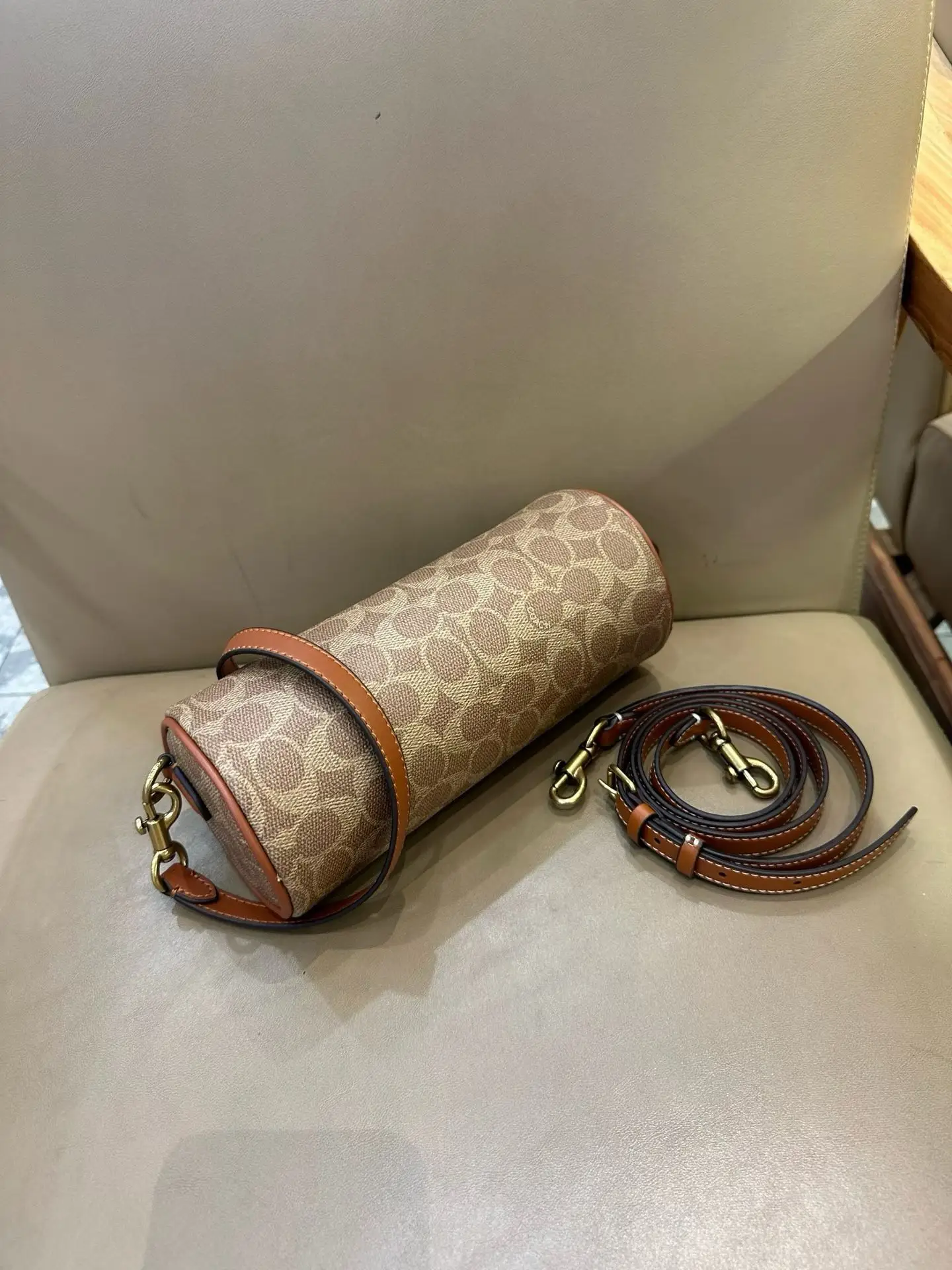 Coach Barrel Monogram Shoulder Bag D33018346 — view 24