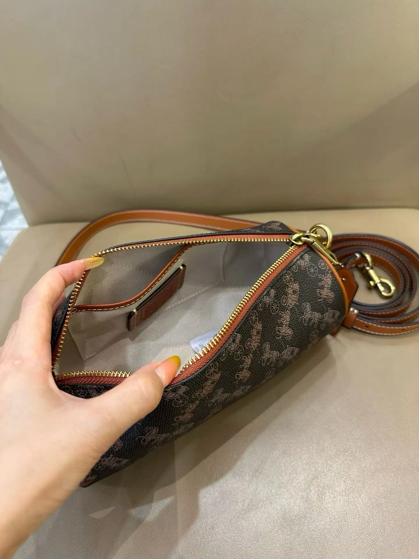 Coach Barrel Monogram Shoulder Bag D33018346 — view 17