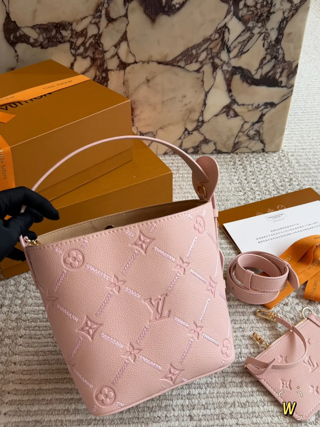 Embossed Monogram Bucket Bag D33018156