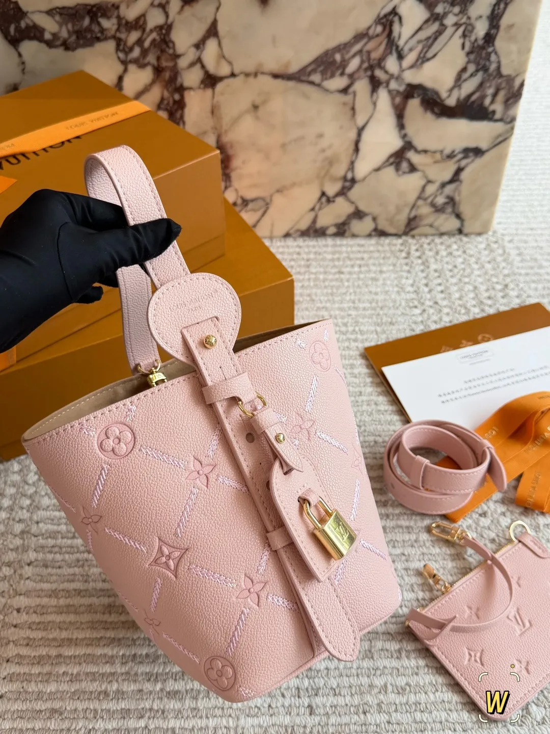 Embossed Monogram Bucket Bag D33018156 — view 5