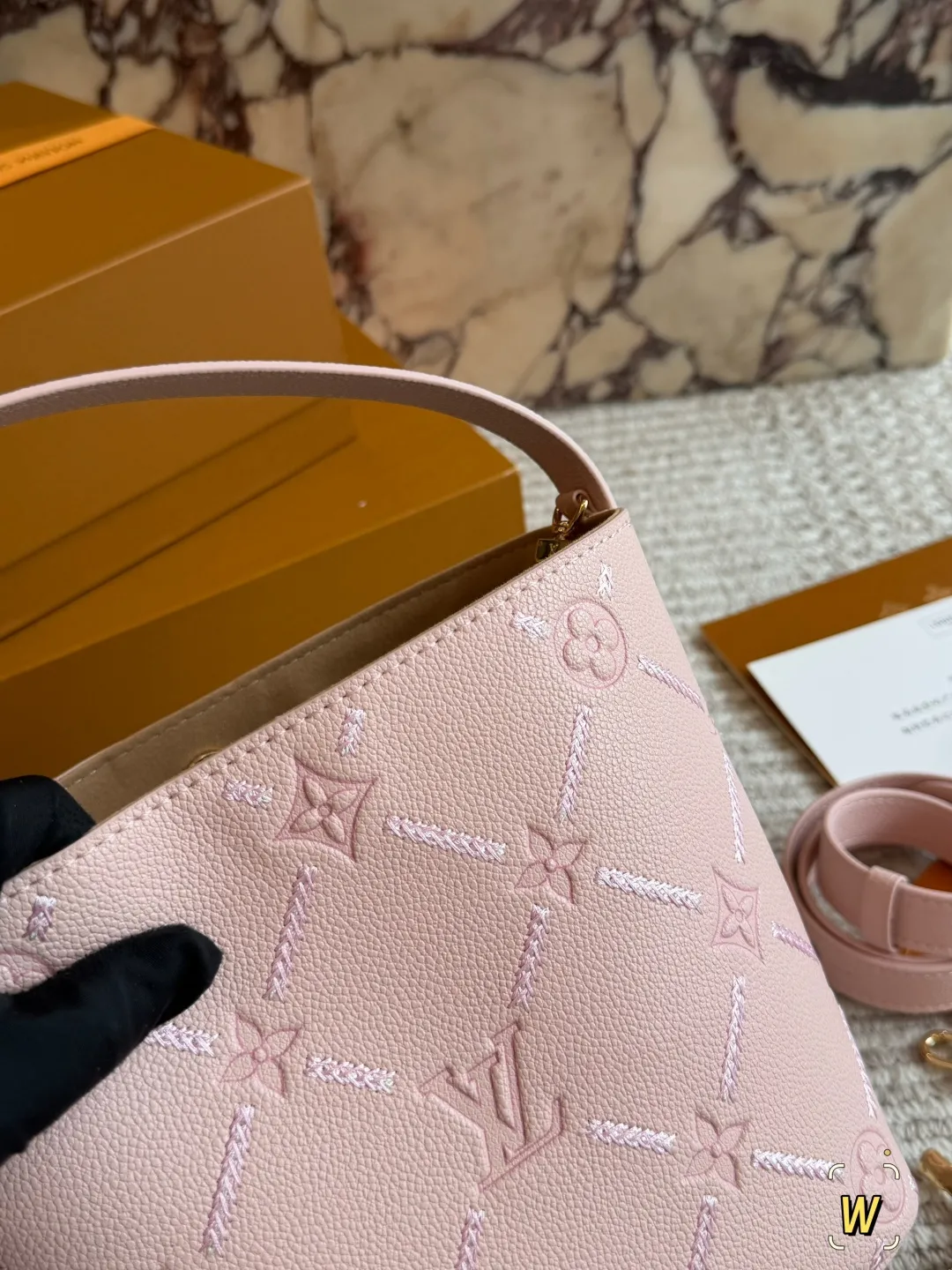 Embossed Monogram Bucket Bag D33018156 — view 7
