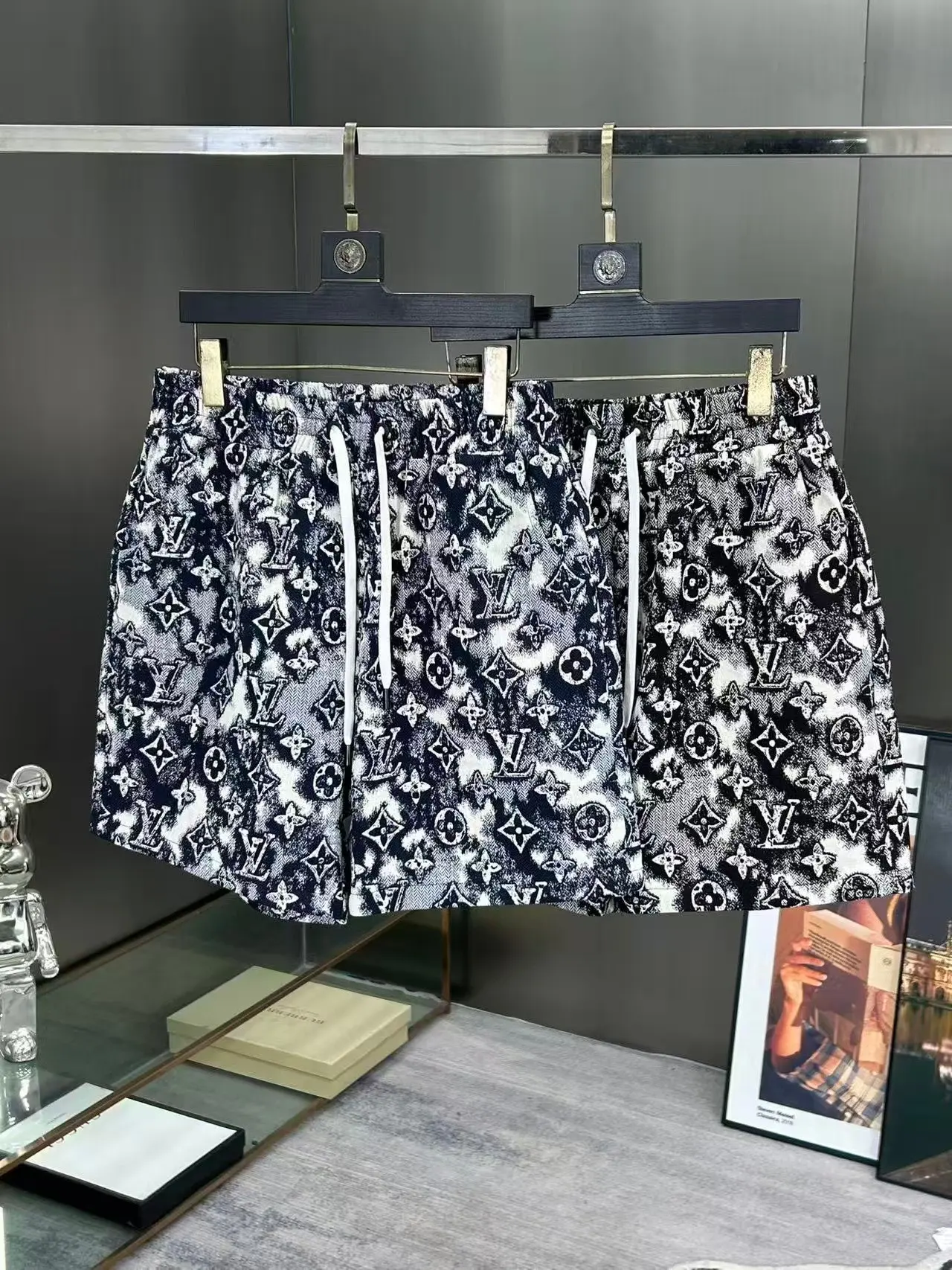 Monogram Jacquard Denim Shorts D15511452 — view 8