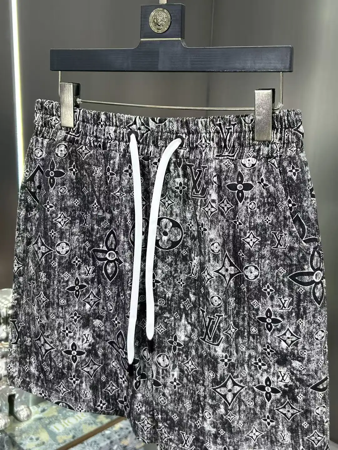 Monogram Jacquard Denim Shorts D15511450 — view 3
