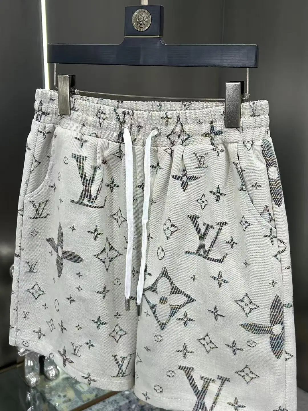 Monogram Jacquard Denim Shorts D15511448 — view 3
