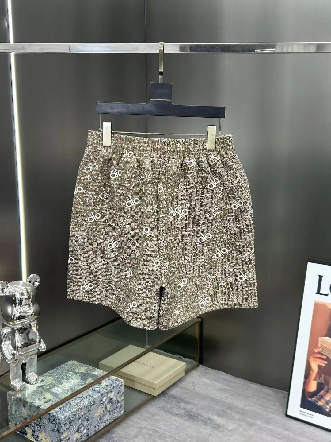 Logo Jacquard Denim Shorts D15511447 — view 2