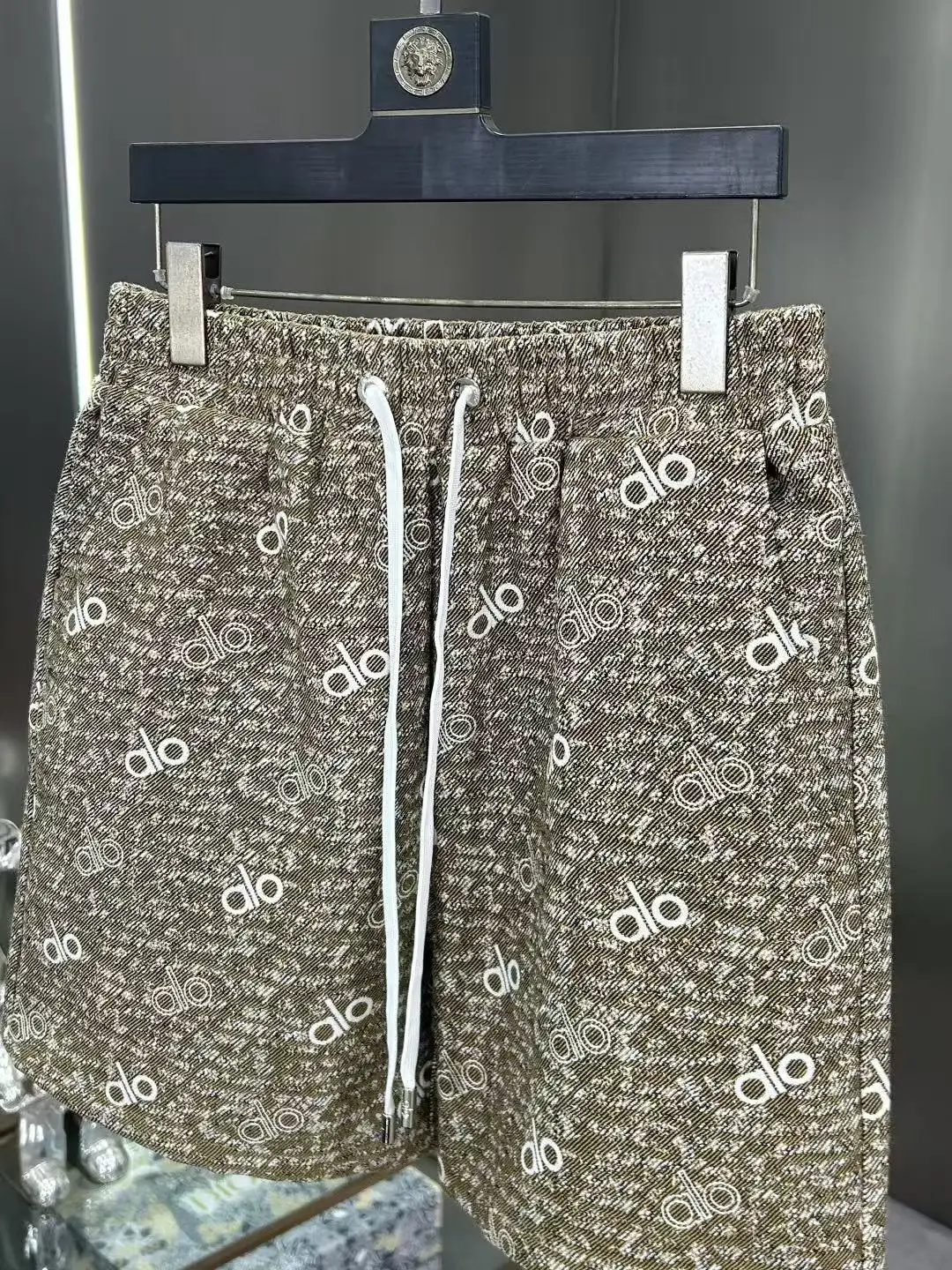 Logo Jacquard Denim Shorts D15511447 — view 5