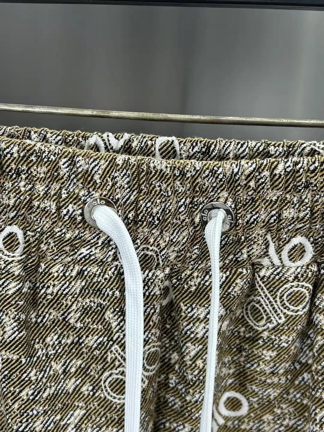 Logo Jacquard Denim Shorts D15511447 — view 7
