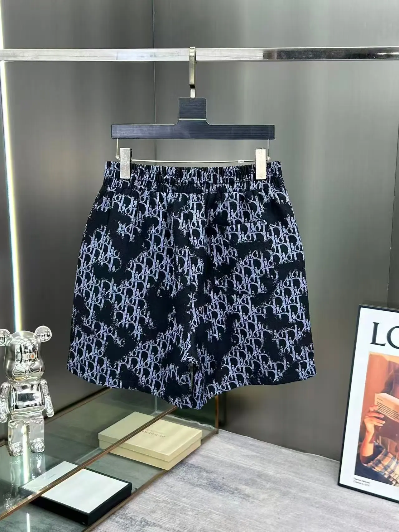 Oblique Jacquard Denim Shorts D15511456 — view 2