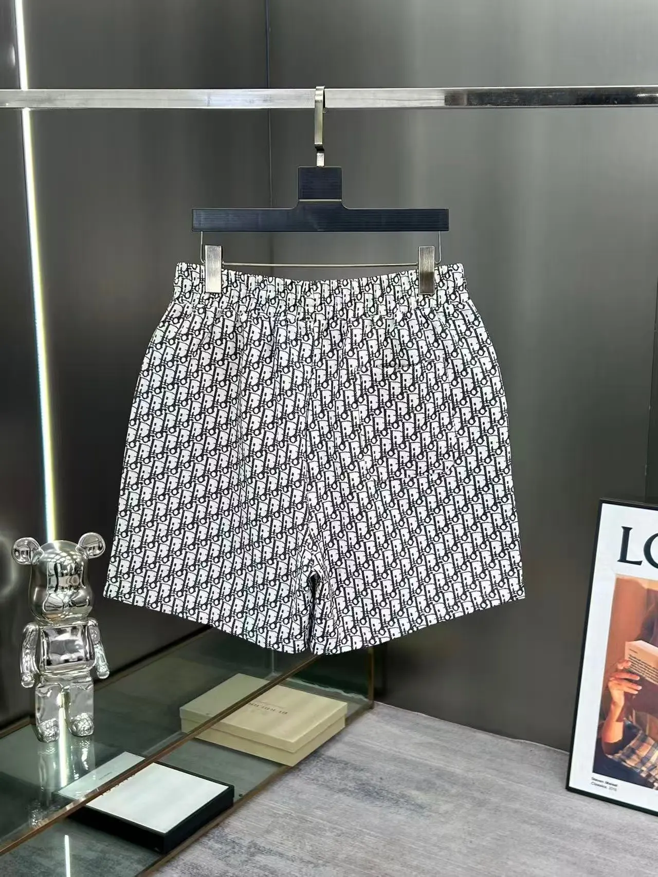 Oblique Jacquard Denim Shorts D15511442 — view 2